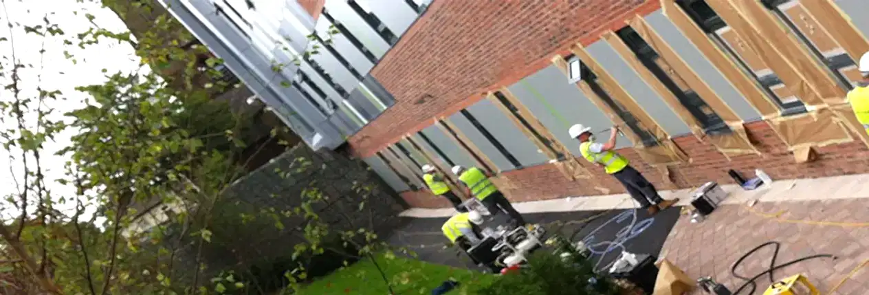 LS Surface Repairs site spraying window frames